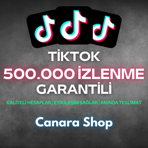  ⭐TİKTOK 500000 İZLENME - Garantili - En İyisi - Düşüş Yok